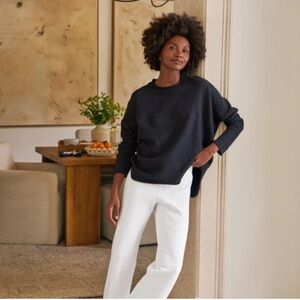 Frank & Eileen Sweatshirt Anna Capulet Triple Fleece Crewneck in Navy